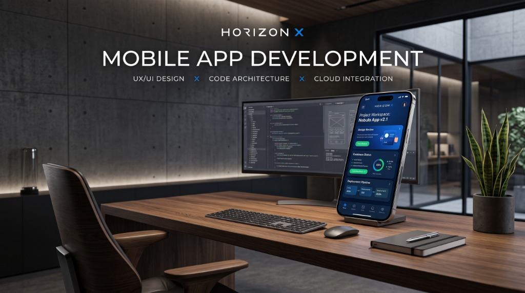 App Development, Mobile Applications and Digital Product Engineering by HORIZON X