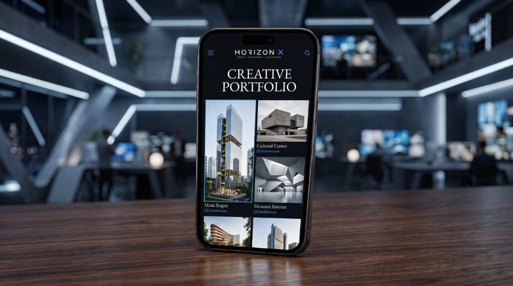 App Development — Creative Architecture & Design Studio Showcase Mobile App