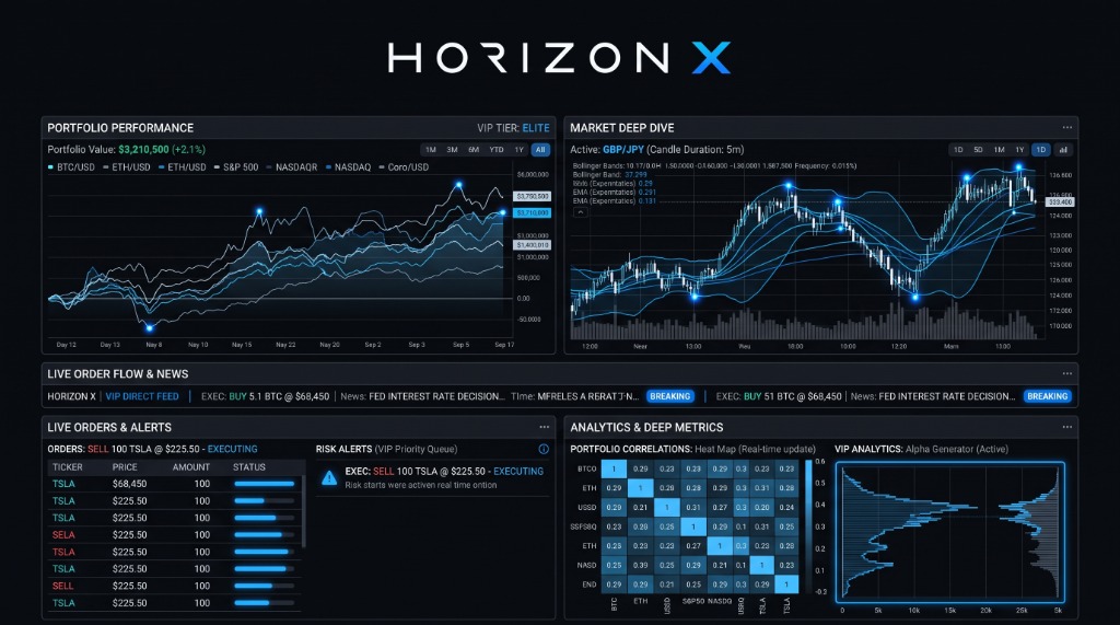 App Development — High-Frequency Trading Terminal & Live Market Analytics